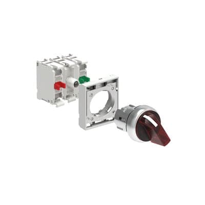 LOVATO ELECTRIC - KIT MT.SEL.LUM.ROSSO 2POS.STAB.NO+NC 24V