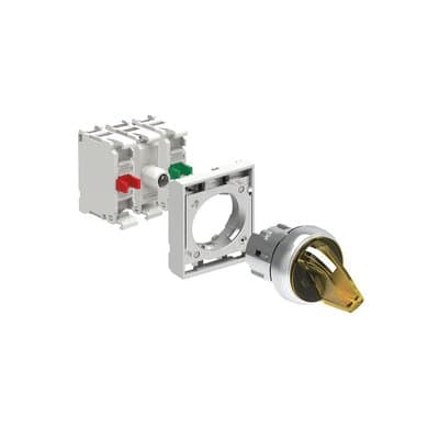 LOVATO ELECTRIC - KIT MT.SEL.LUM.GIAL.2POS.STAB.NO+NC 230V