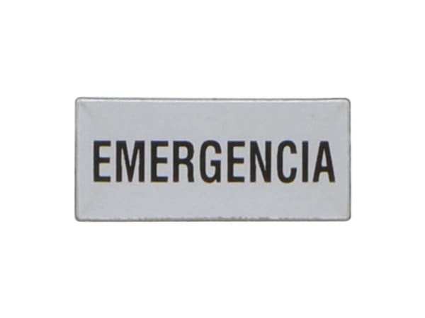 LOVATO ELECTRIC - ETICHETTA EMERGENCIA