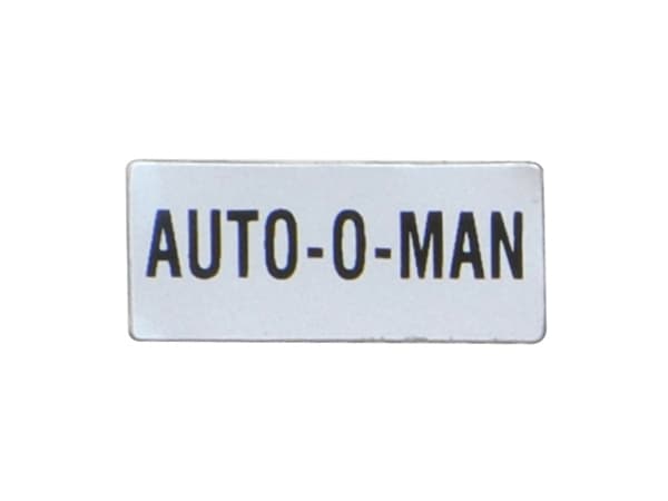 LOVATO ELECTRIC - ETICHETTA AUTO-O-MAN