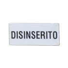 LOVATO ELECTRIC - ETICHETTA DISINSERITO