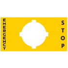 LOVATO ELECTRIC - ETICHETTA ADESIVA EMERGENCY/STOP ORIZZON