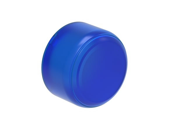 LOVATO ELECTRIC - CAPPUCCIO BLU PULSANTE SPORGENTE