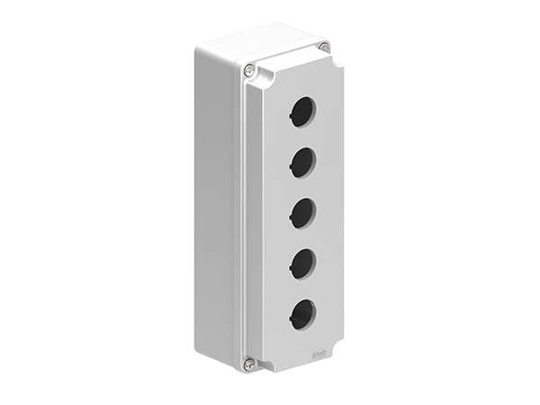 LOVATO ELECTRIC - PULSANTIERA METALLICA GRIGIA A 5 FORI