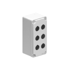 LOVATO ELECTRIC - PULSANTIERA METALLICA GRIGIA 2X3 FORI