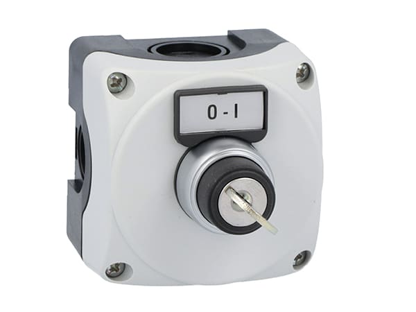 LOVATO ELECTRIC - PULS. GRIGIA+SELETT A CHIAVE+1NA+O-I