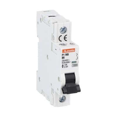 LOVATO ELECTRIC - INTERRUTTORE MAGNETOTERMICO 1P B 1A 10KA