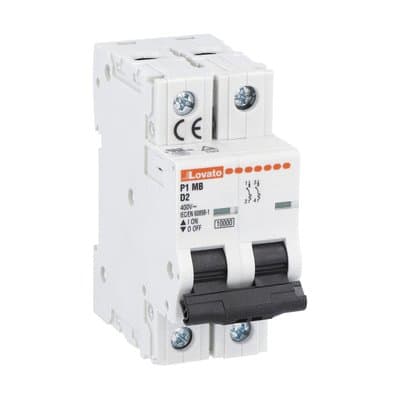 LOVATO ELECTRIC - INTERRUTT. MAGNETOTERMICO 2P D 10A 10KA