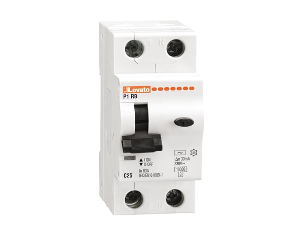 LOVATO ELECTRIC - Interruttore magnetotermico differenziale1P+N C20 300MA 10KA