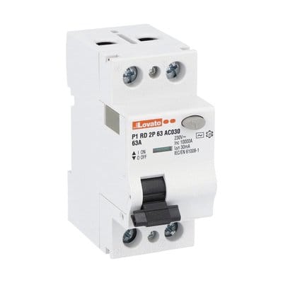 LOVATO ELECTRIC - INTERRUTTORE DIFF.PURO 2P 63A IDN 30MA
