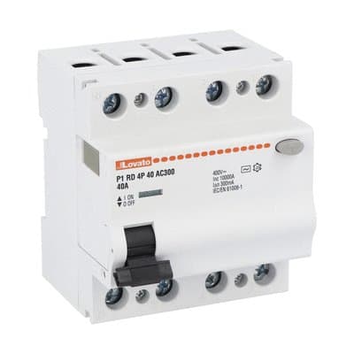 LOVATO ELECTRIC - INTERRUTTORE DIFF.PURO 4P 40A IDN 300MA