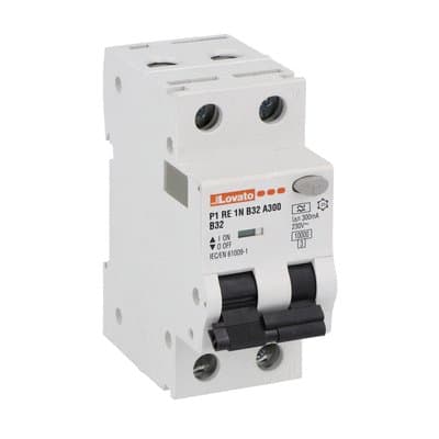 LOVATO ELECTRIC - Interruttore magnetotermico differenziale1P+N B32 300MA 10KA