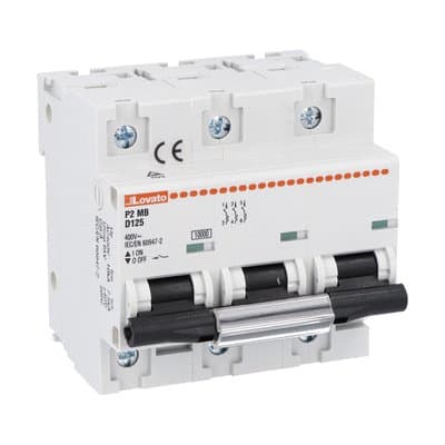 LOVATO ELECTRIC - INTERRUTT. MAGNETOTERMICO 3P D 125A 10KA