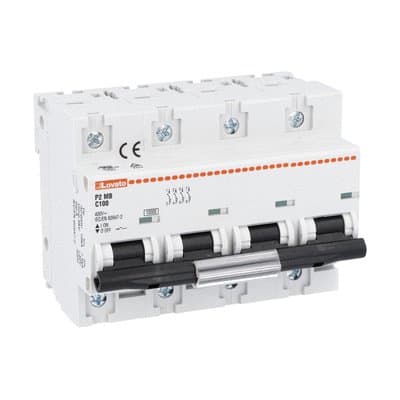 LOVATO ELECTRIC - INTERRUTT. MAGNETOTERMICO 4P C 100A 10KA