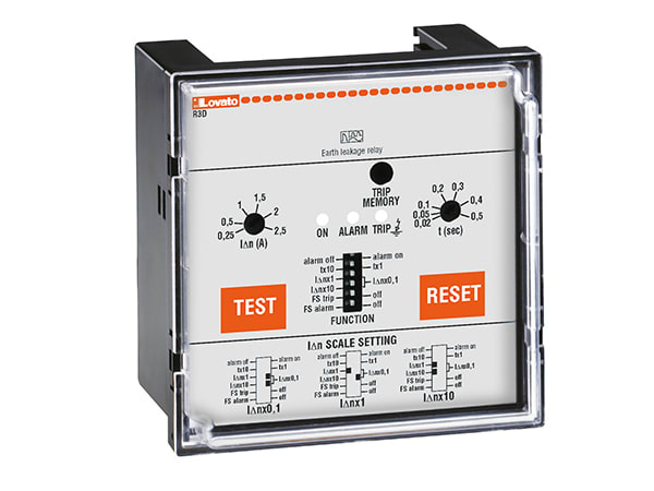 LOVATO ELECTRIC - DIFFERENZIALE INCASSO 110/240/415V CART.