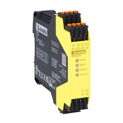 LOVATO ELECTRIC - MODULO DI SICUREZZA 2NA TERMINALI MOLLA