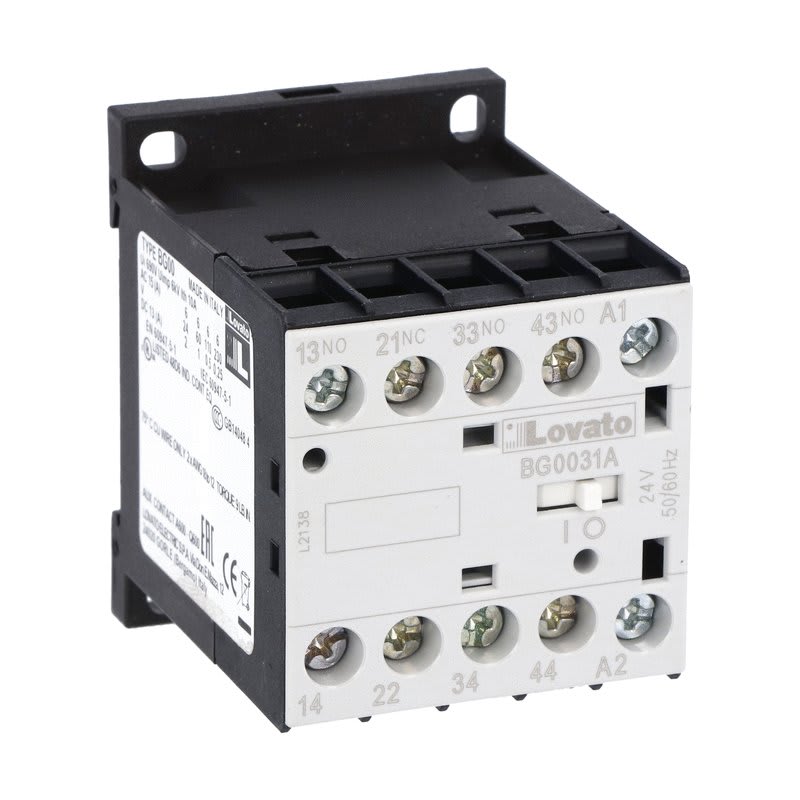 LOVATO ELECTRIC - CONTATTORE AUX 3NO+1NC 240V 50-60HZ