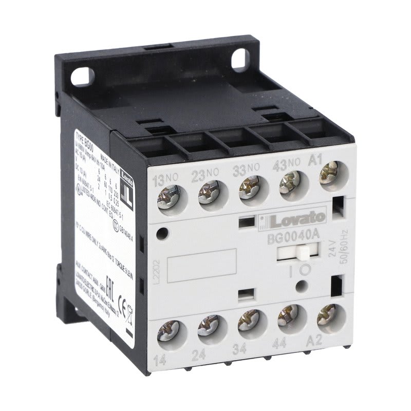 LOVATO ELECTRIC - CONTATTORE AUX 4NO 240V 50/60HZ