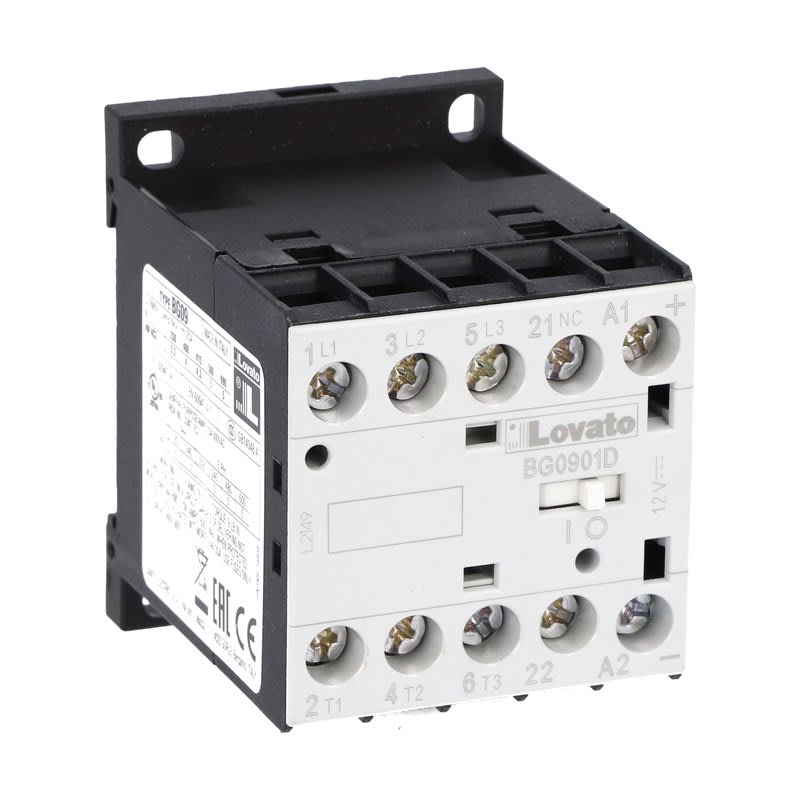 LOVATO ELECTRIC - CONTATTORE 3P+1NC 9A AC3