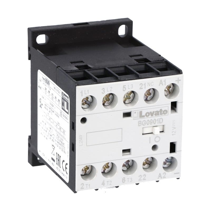 LOVATO ELECTRIC - CONTATTORE 3P+1NC 9A AC3