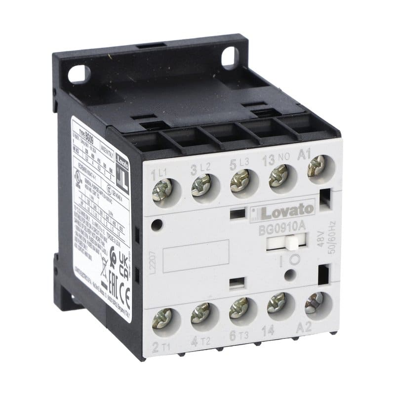 LOVATO ELECTRIC - CONTATTORE 3P+1NO 9A AC3