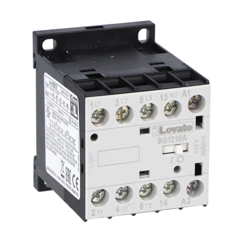 LOVATO ELECTRIC - CONTATTORE 3P+1NO 12A AC3