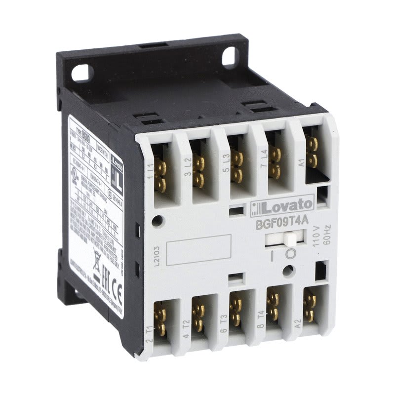 LOVATO ELECTRIC - CONTATTORE 4P NO 20A AC1 ATT.FASTON