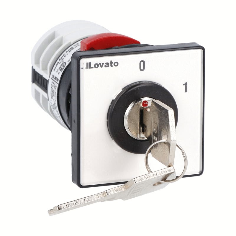 LOVATO ELECTRIC - INTERRUTTORE 3P 2POS.MONT.FR.D22MM IP65