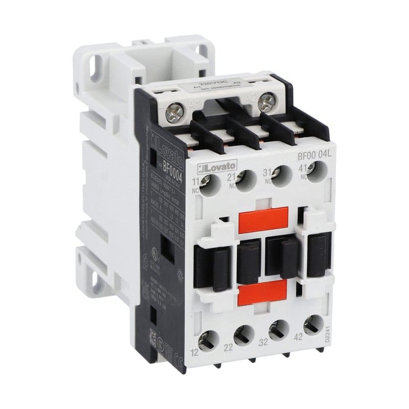 LOVATO ELECTRIC - CONTATTORE AUX 4NO 12VDC BASSO CONSUMO
