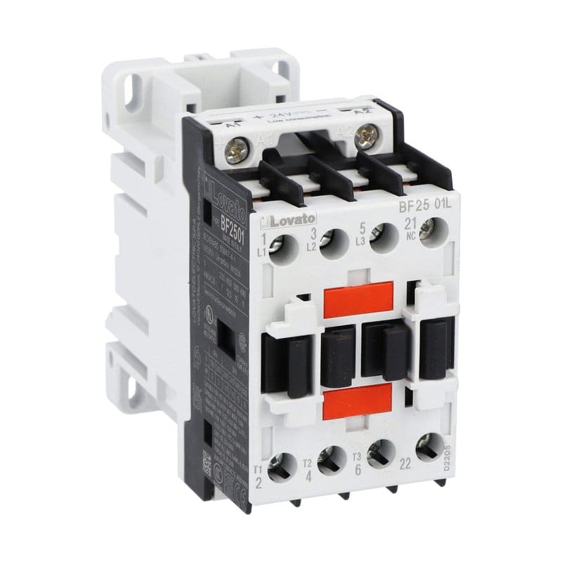 LOVATO ELECTRIC - CONTATTORE 3P+1NC 25A AC3 BASSO CONSUMO