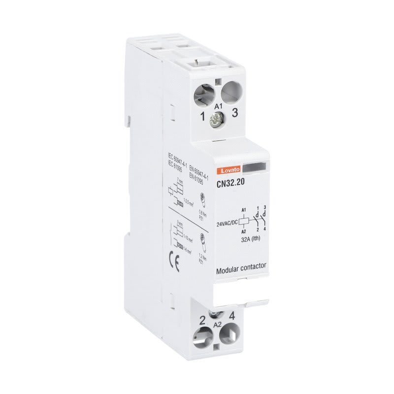 LOVATO ELECTRIC - CONTATTORE MOD. 1M 32A AC1 2P 12V
