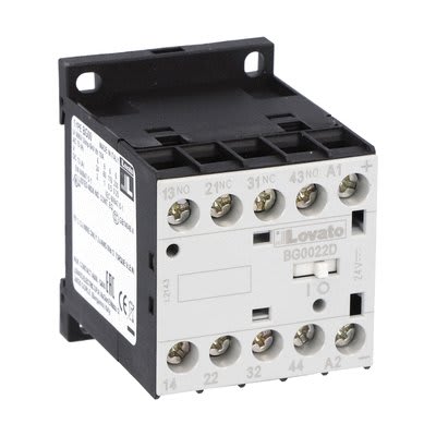 LOVATO ELECTRIC - CONTATTORE AUX 2NO+2NC 24VDC