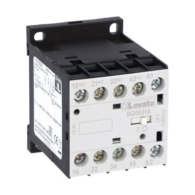 LOVATO ELECTRIC - CONTATTORE AUX 3NO+1NC 400V 50-60HZ