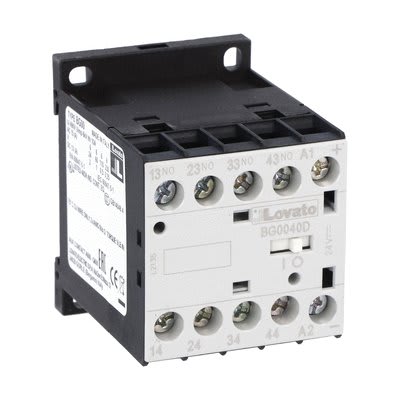 LOVATO ELECTRIC - CONTATTORE AUX 4NO 24VDC