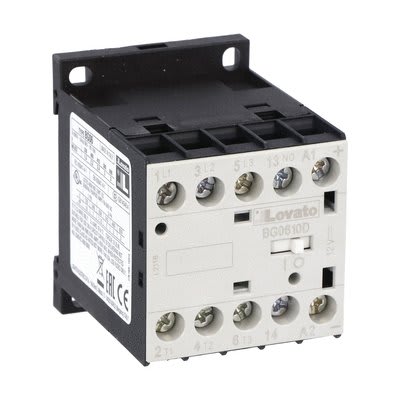 LOVATO ELECTRIC - CONTATTORE 3P+1NO 6A AC3