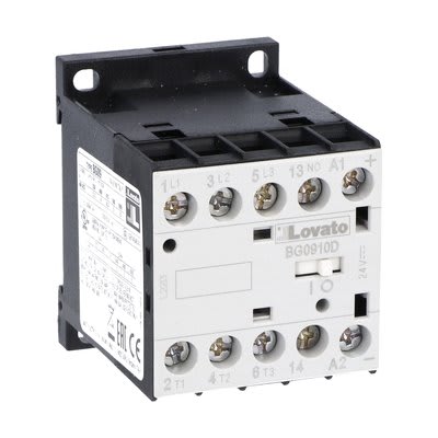 LOVATO ELECTRIC - CONTATTORE 3P+1NO 9A AC3