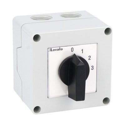 LOVATO ELECTRIC - MULTIVIA 0-3 1P 16A CASS. PLASTICA 75X75