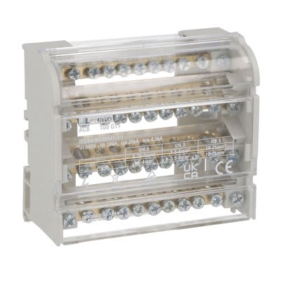 LOVATO ELECTRIC - RIPARTITORE DI POTENZA 4P 100A 11 CONN.