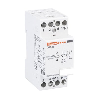 LOVATO ELECTRIC - CONTATTORE MOD. 2M 25A AC1 4P 220/230V