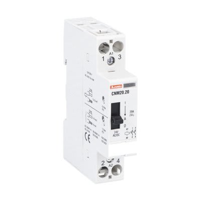 LOVATO ELECTRIC - CONTATTORE MOD. 1M 20A AC1 2P 24V MAN