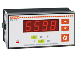 LOVATO ELECTRIC - MULTIMETRO V-A-W 96X48MM+RELE PROGR.