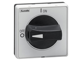 LOVATO ELECTRIC - MANIGLIA NERA SEL.SPORGENTE LUCCH. IP65