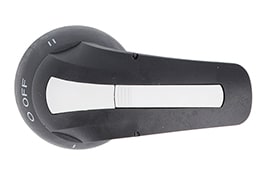 LOVATO ELECTRIC - MANIGLIA BLOCCOPORTA NERA I-0-II