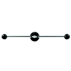 LOVATO ELECTRIC - MANIGLIA BLOCC. NERA LUCH. OFF-ON