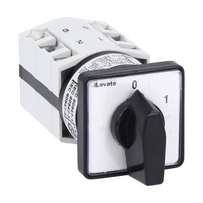LOVATO ELECTRIC - INTERRUTTORE. 1P 10A MONT. FRONT. 30X30