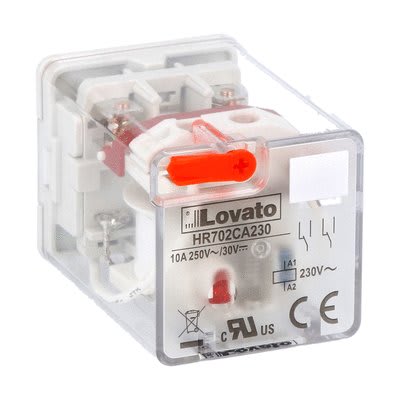 LOVATO ELECTRIC - RELE' INDUST. OCTAL 2SC 10A 230VAC+LED