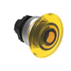 LOVATO ELECTRIC - PULSANTE FUNGO 40MM GIALLO LUMIN.