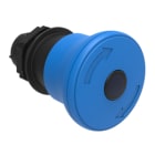 LOVATO ELECTRIC - PULSANTE FUNGO 40MM BLU LUMIN.SG.ROTAZ.