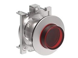 LOVATO ELECTRIC - PULSANTE LUMINOSO A FILO MET.SPORG.ROSSO