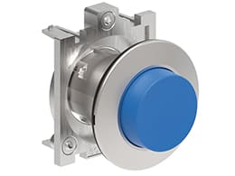 LOVATO ELECTRIC - PULS.A FILO MET.PASSO-PASSO SPORG.BLU